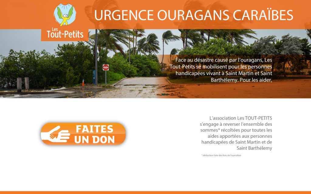 FAIRE UN DON - URGENCE OURAGANS